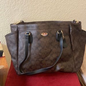 Coach diaper bag
